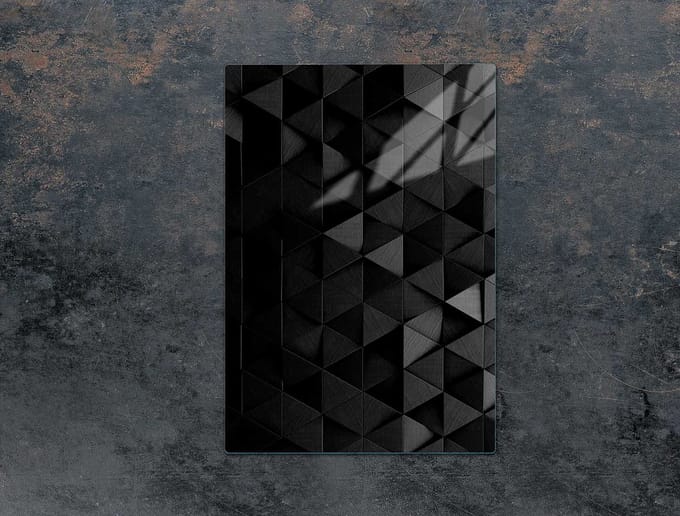 TMK ArtDeko - Snijplank - Gehard Glas - 35x52 cm - Zwart