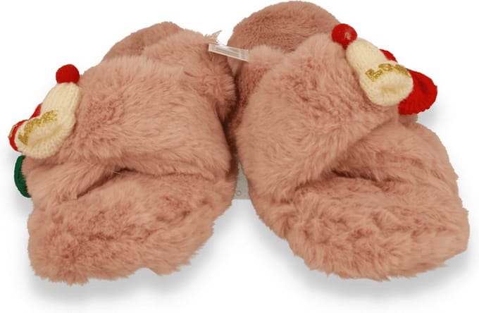 Mode-mania Dames Pantoffel | Roze | Maat: 36