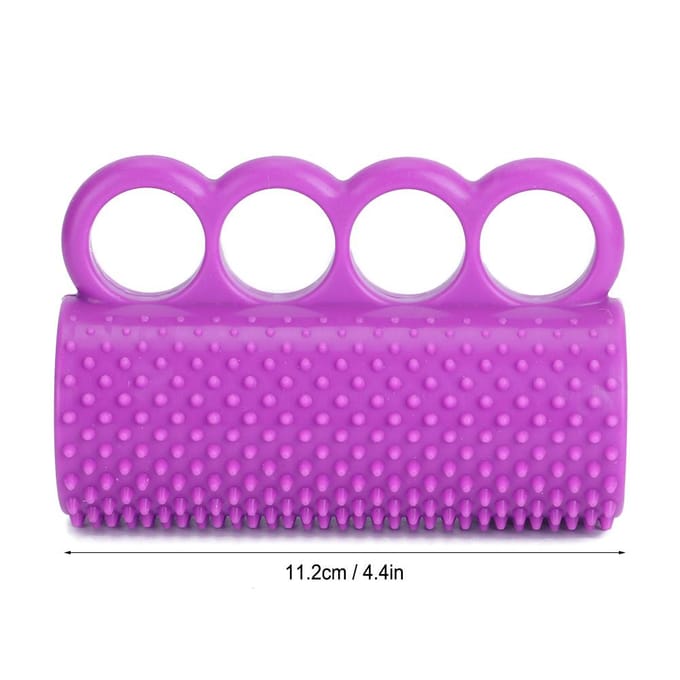 Renforceur de poigne pour rééducation d'hémiplégie post-AVC, exerciseur pour les doigts, exerciseur pour le poignet purple