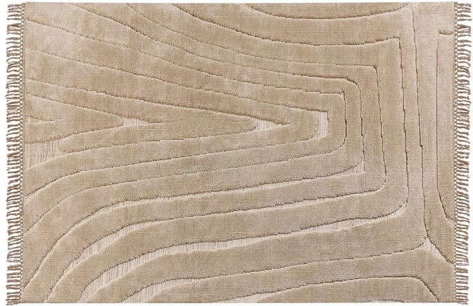 SAZOO - Vloerkleed - Beige - 160 x 230 cm - Polyester