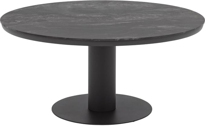 Goossens Tuintafel Cannes - Leefbeton - zwart - 160 x 75 x 160 cm