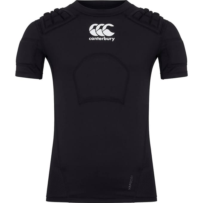 Canterbury Heren Core Rugby Shirt (Zwart/Wit)