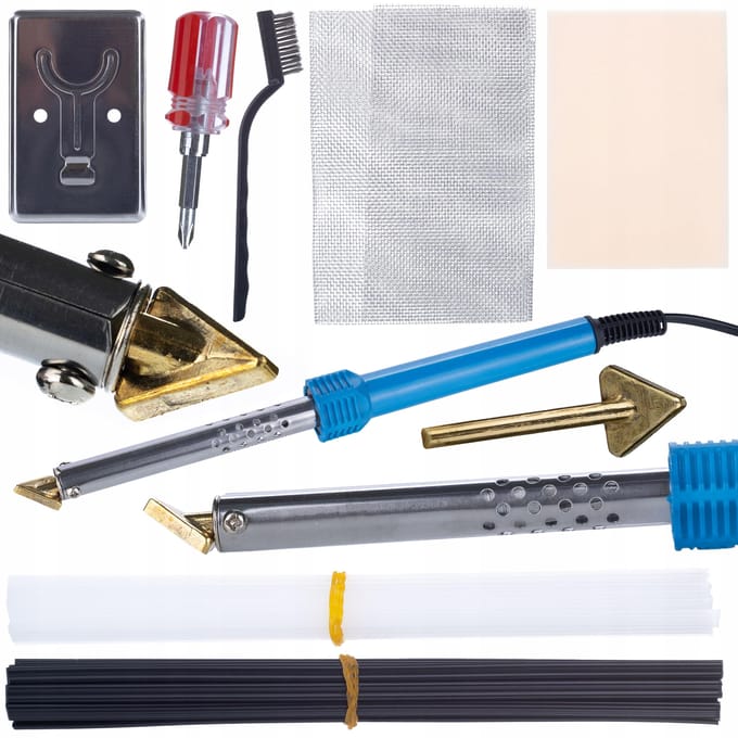 Rosfix Soldeerbout Type Strijkijzer BL80W 80W Set Nietpistool - Compleet Accessoireset