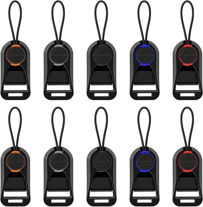 Camera Snelkoppeling Adapter - Camera Riem Gesp - Camera Beveiligen - Universele Compatibiliteit - 10 Stuks - Multicolor