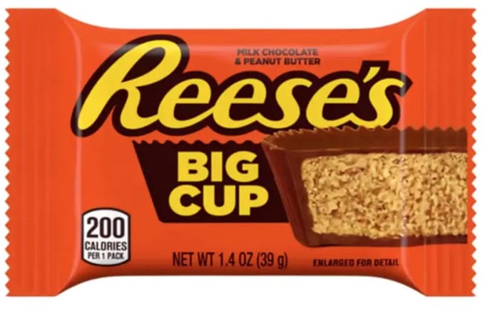 Reese’s BIG CUP Peanut Butter Cups 6-pack | 6 x 39g | Amerikaanse Chocolade