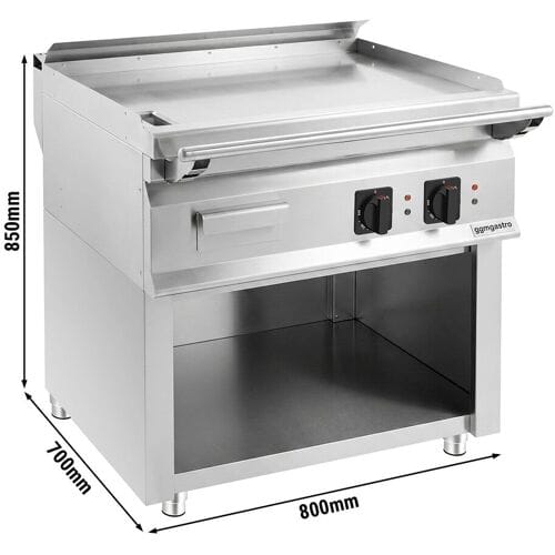 GGM Gastro Elektro Teppanyaki Bratplatte - 9 kW - inkl. Unterbau