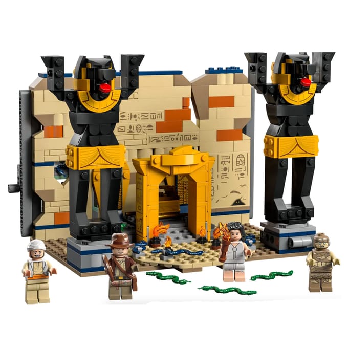 LEGO 77013 Indiana Jones Ontsnapping uit de Verborgen Tombe Tempel en Mummie Speelgoed