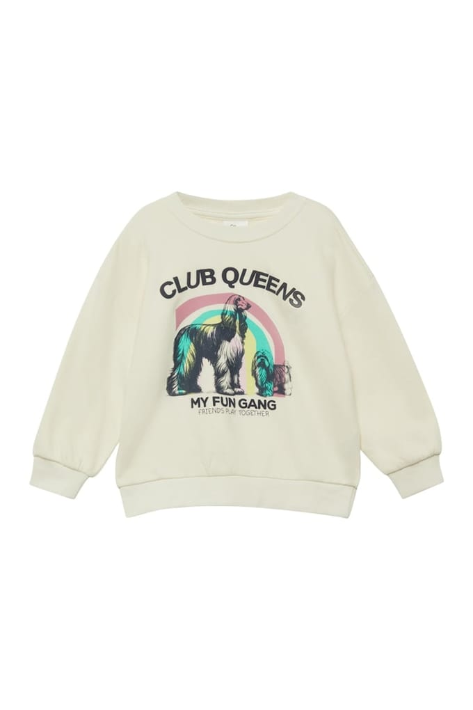 s.Oliver Sweatshirts Offwhite Maat: 140 | Truien Outlet | Unisex | Wit