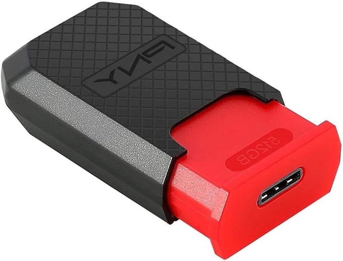 USB-C Flash Drive - Type-C Stick Geheugenstick - Bestanden Overzetten - USB 3.1 Gen 1 - 512GB - Zwart