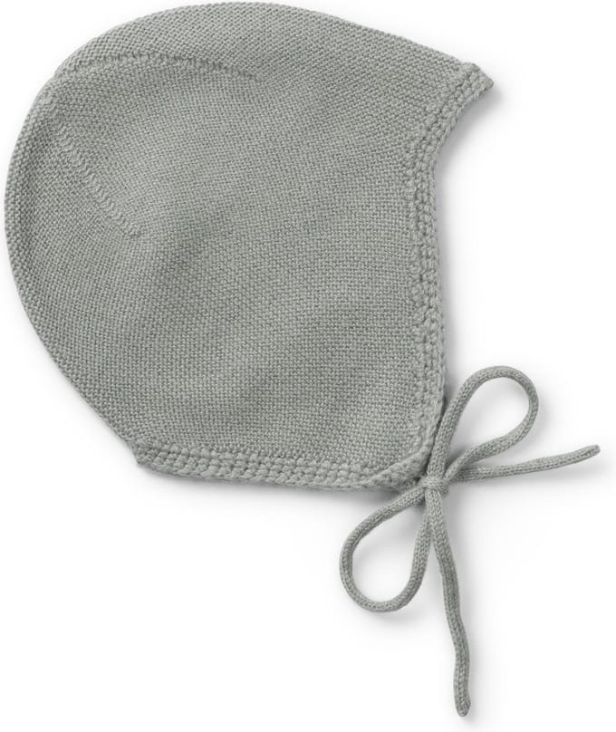 Elodie Babymuts met wol - Muts - Muts baby - 6-12 md - Mineral Green