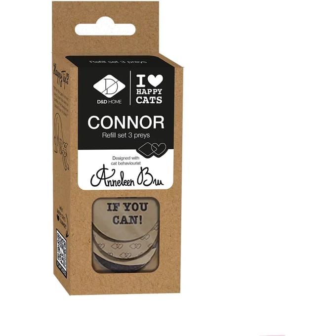 Kattenspeeltje navulling voor natuurlijke prooi kit D&D Home Connor