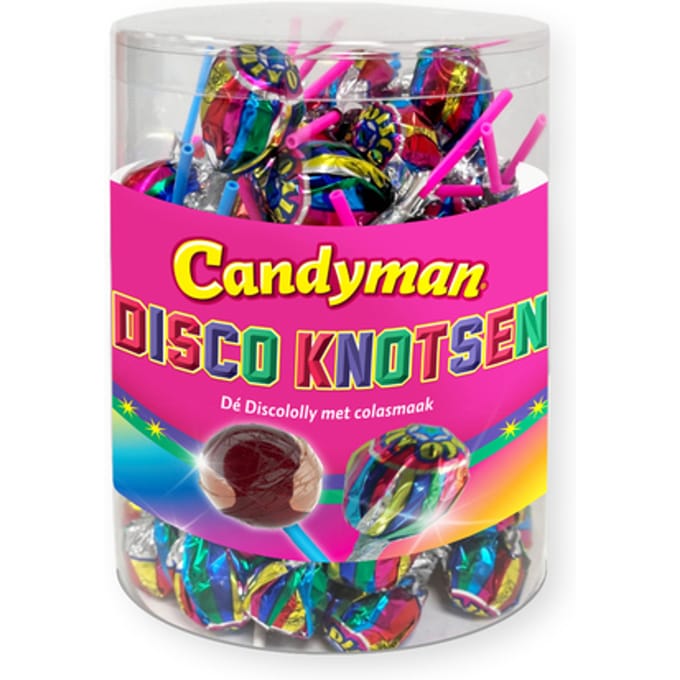 Lolly Candyman discoknotsen 100 stuks