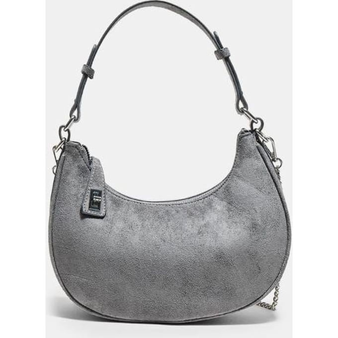 Stradivarius Schoudertas met ketting  Donkergrijs OS