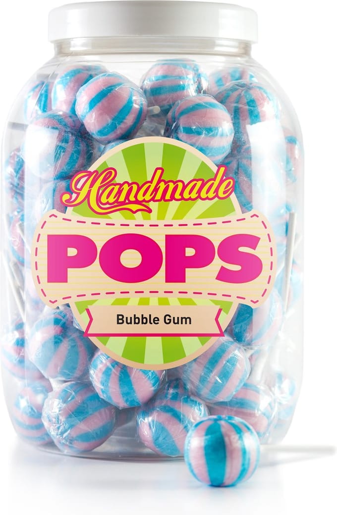 Felko Bubble Gum Lollies - 70 stuks
