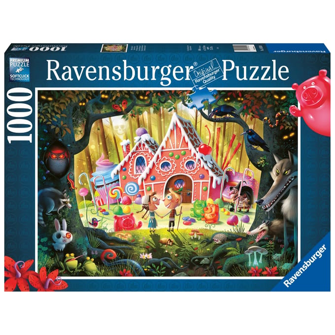 Ravensburger puzzel Hans en Grietje pas op! - Legpuzzel - 1000 stukjes
