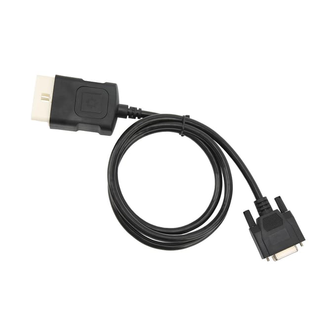 OBD-kabels 16-pins connector adapterkabel OBD2 codelezer diagnostische toolkabel voor VD TCS Pro black