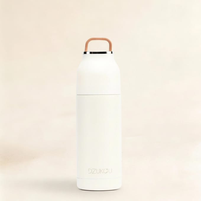 Dzukou Siachen - Thermosfles - RVS - 350 ml - Beige - Lekvrij