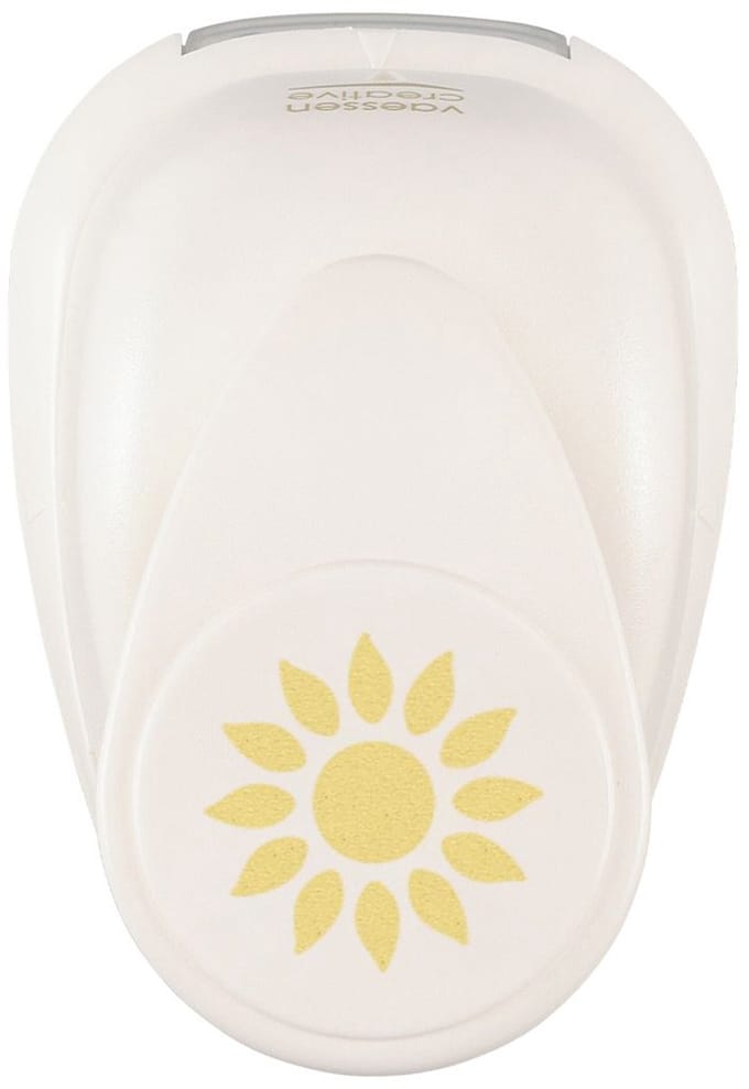 Vaessen Creative Pons - Figuurpons - Zonnebloem - 2,5 x 2,5 cm