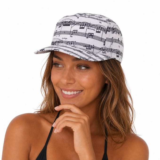 Baseball cap bladmuziek