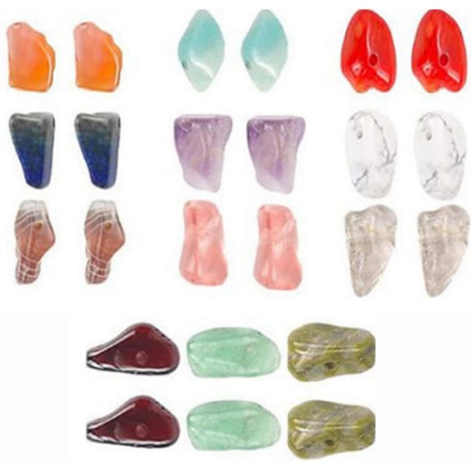 15 Kleuren Vergruisde Steen Kralen Natuurlijke Onregelmatige Vorm Losse Kralen voor DIY Sieraden Ketting Armband Oorbellen gray