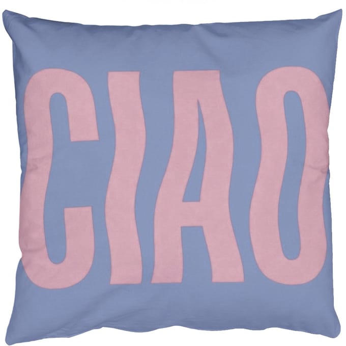 Sierkussens - Kussentjes Woonkamer - 60x60 cm - Ciao - Roze - Blauw - Golvend