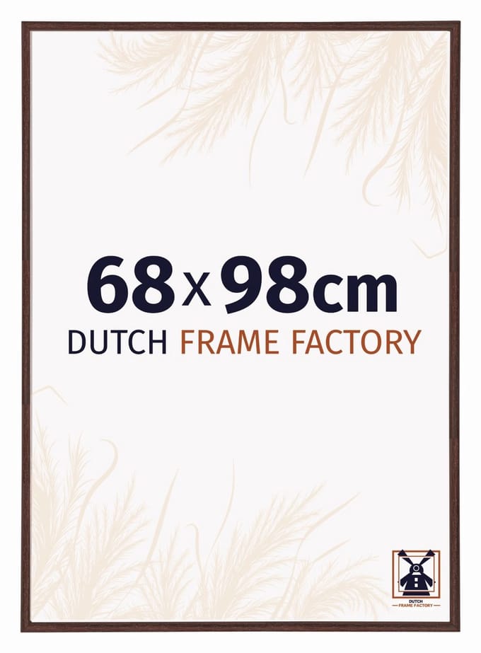 Fotolijst 68x98 cm - Kunststof - Bruin - Angers