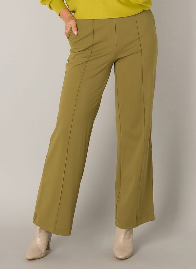 YEST Naleya 32 inch Bottoms - Avocado Green - maat 36