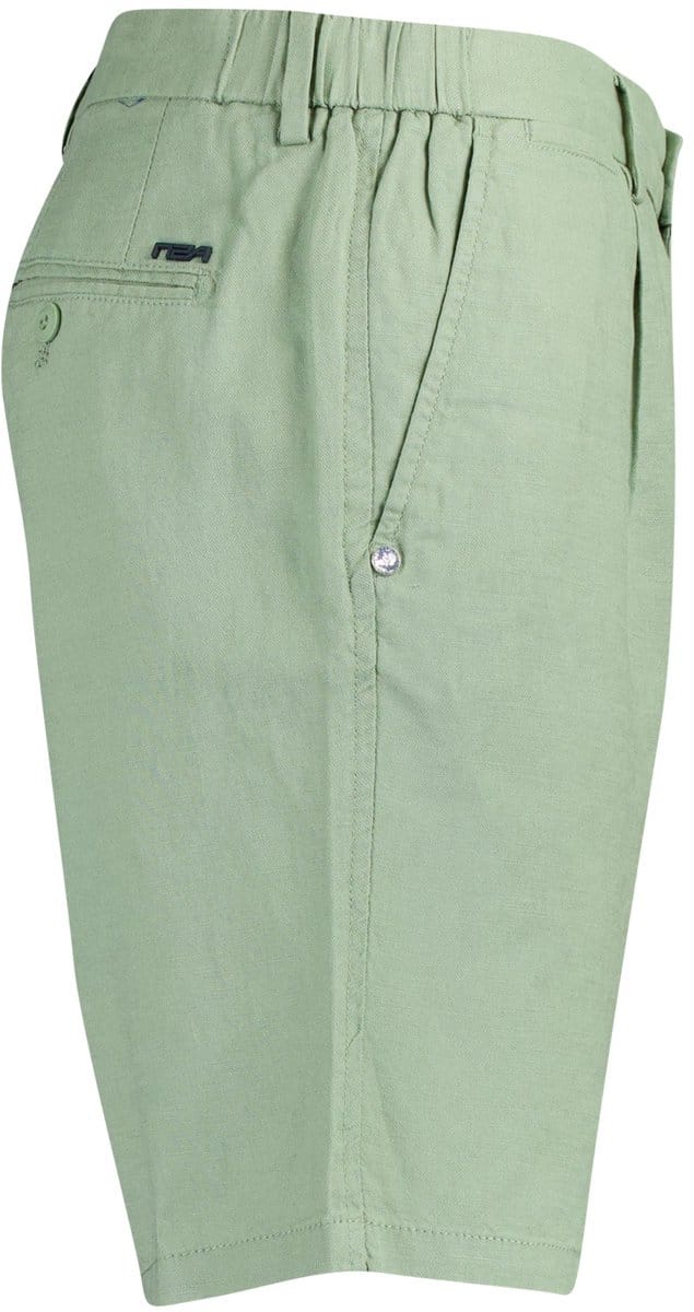 Shorts New Zealand groen 100% linnen