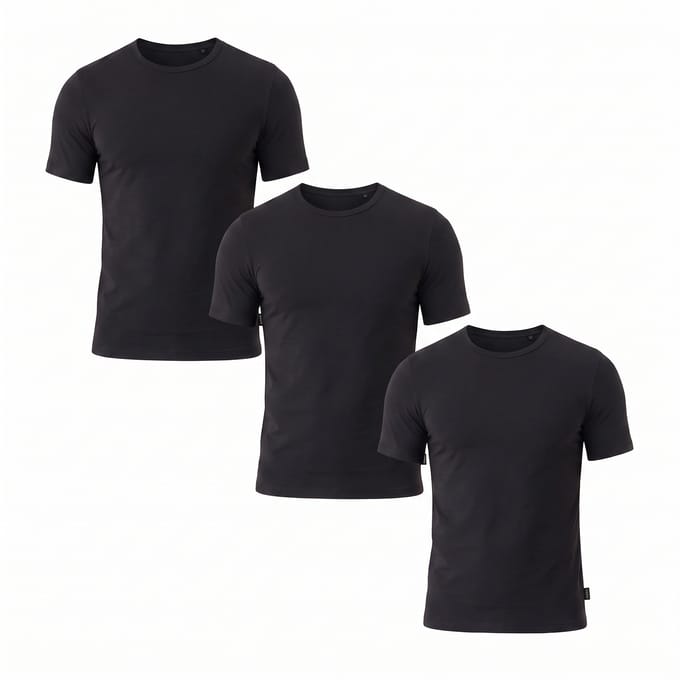 Verpakking van 3 Heren T-shirts met Korte Mouwen 50534019