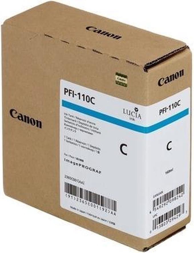 Canon PFI-110C inktcartridge Origineel Cyaan