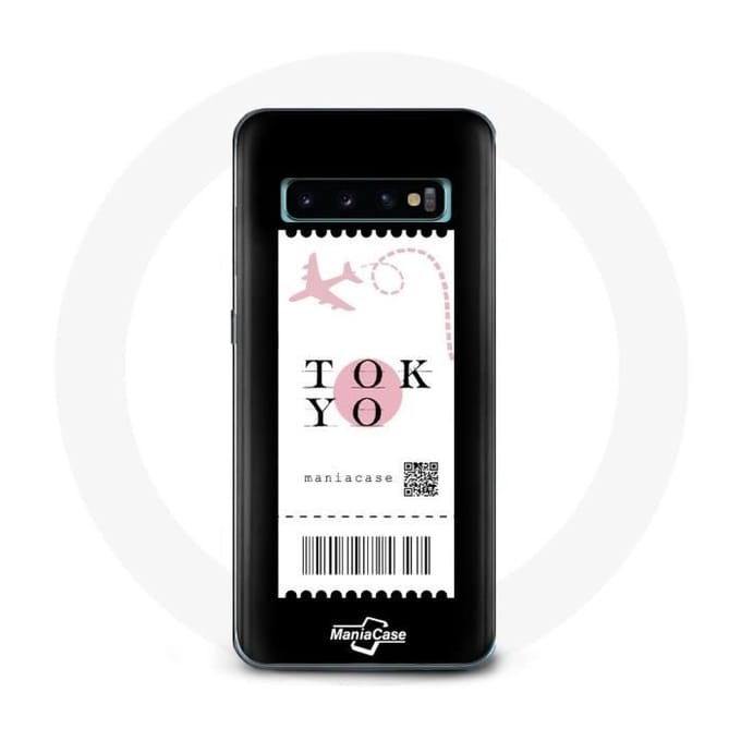Case voor Samsung Galaxy S10 Edge Tokyo Japan vliegticket