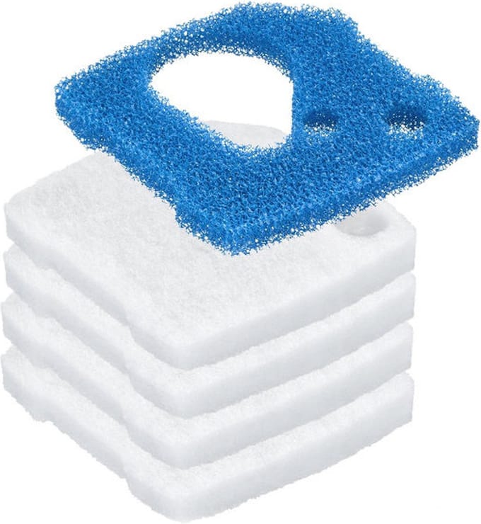 Black Beauty Foam Eheim Professionel 3 Set 2x Blue 8x Filterfleece