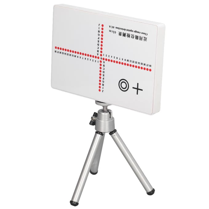 Optometrie Testinstrument ACA Optometrie Test Scheelzien Inspectiebord met Statief white