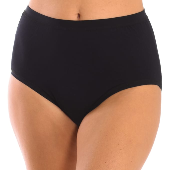 Pakket van 2 Dames hoge taille bamboe onderbroeken Q908