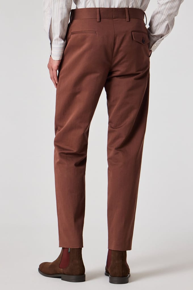 Paul Smith Trouser Chocolate Taglia: W36 | Pantaloni chino Outlet | Uomo | Marrone