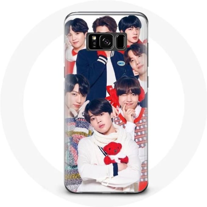 Coque pour Samsung Galaxy S8 BTS Affiche Memebers Cadeau de Noël 2023