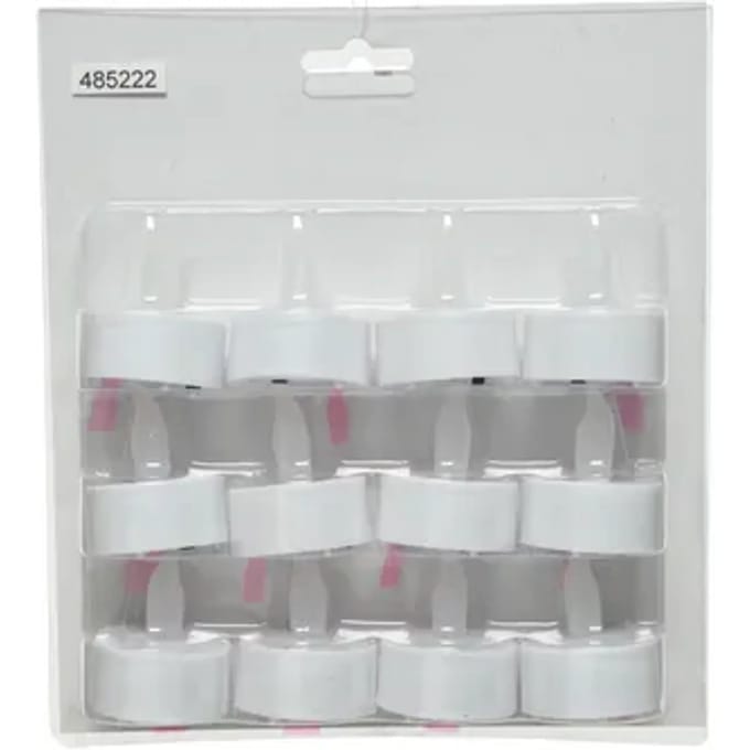 Decoris Led Theelicht - Flame - 4,6cm - Set Van 12