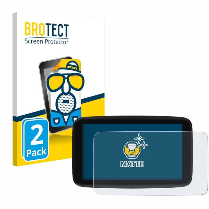 BROTECT - Screenprotector voor TomTom GO Classic 6" (2e generatie) - Folie Beschermfolie matte 2 Stuks