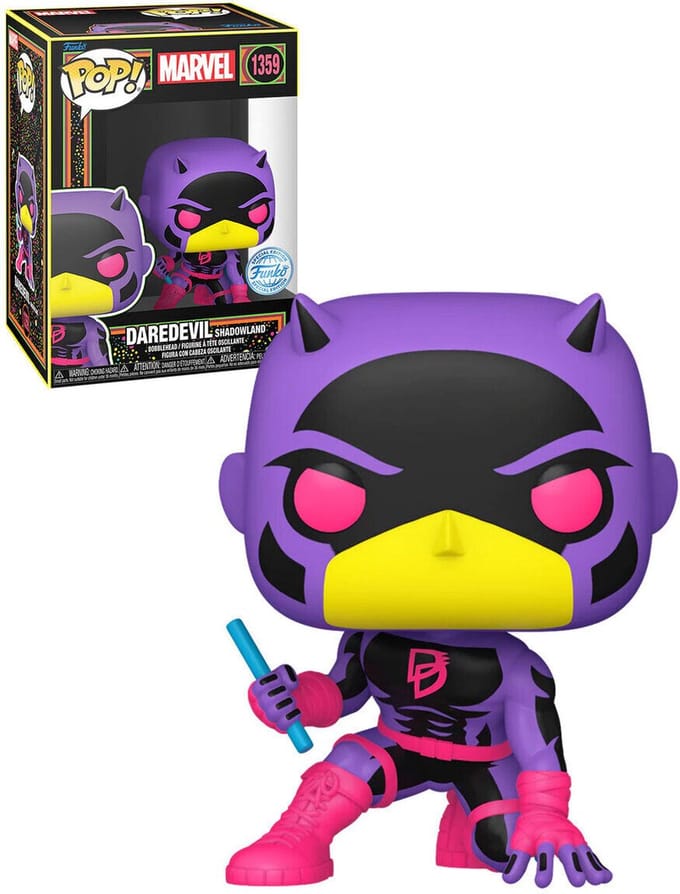 Daredevil Daredevil Shadowland (Blacklight) vinylfiguur 1359 Funko Pop! meerkleurig