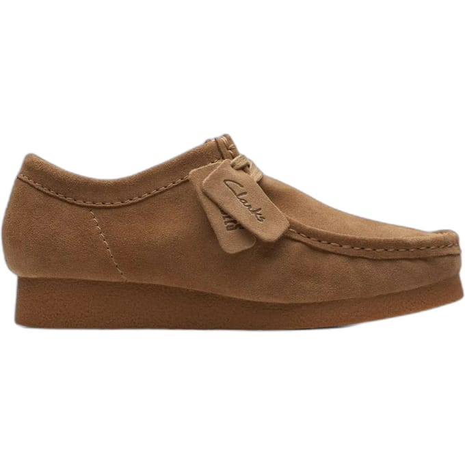 CLARKS WallabeeEVO Heren Veterschoenen - Suede - Bruin