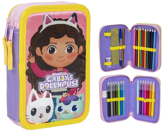 Gabby's Dollhouse Gevulde Etui - Paars