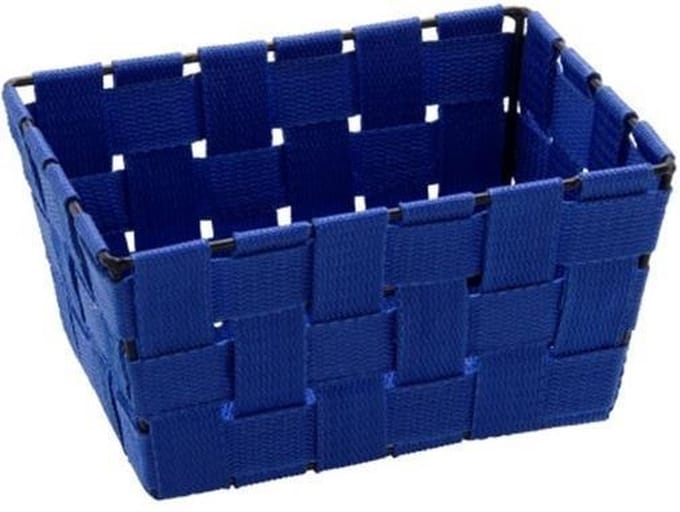 Opbergmand Wenko Adria Polypropyleen Blauw 9x14x19cm