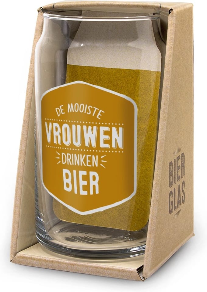 Bierglas - Mooiste Vrouwen - In cadeauverpakking