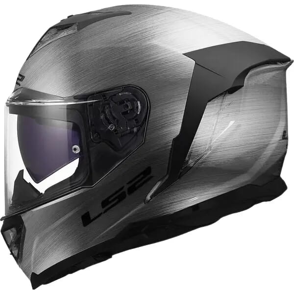 LS2 FF818 Storm III helm Jeans glans titanium