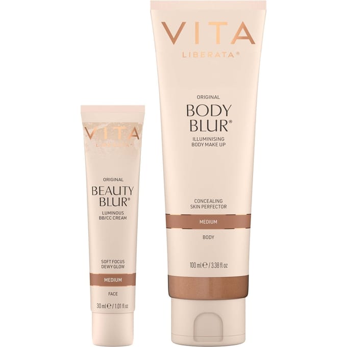 Vita Liberata Body Blur & Body Tanning Brush Bundle (Various Shades) - Medium