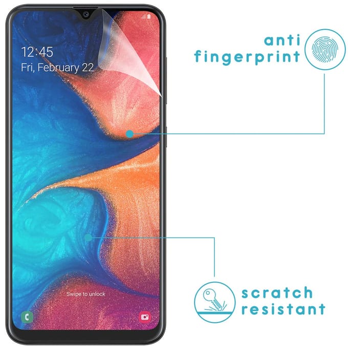 imoshion Screen Protector - Geschikt voor Samsung Galaxy A20e - Screenprotector Folie 3 Pack
