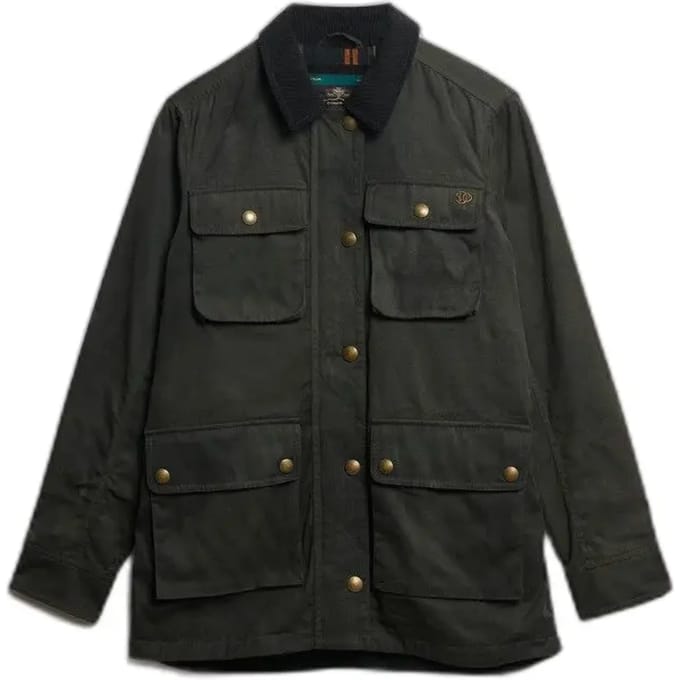 Superdry Waxjas Green Grootte: 42