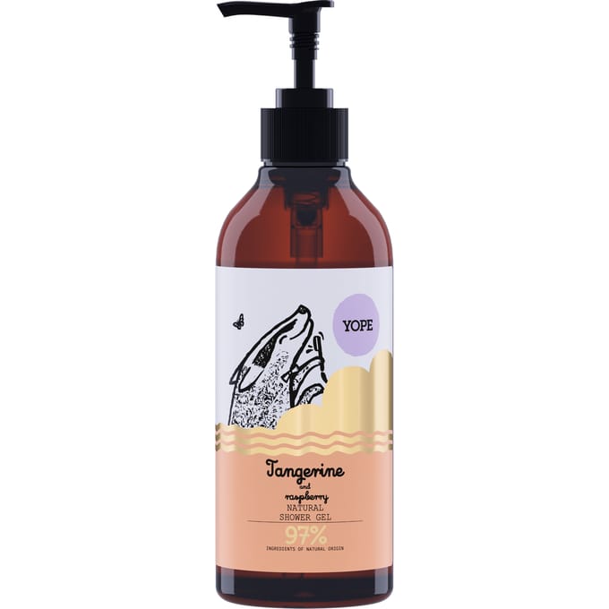 YOPE Shower Gel Tangerine And Raspberry 400 ml