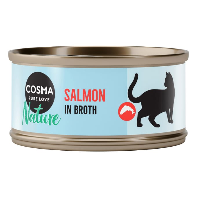 6x70g Nature Zalm Cosma Kattenvoer