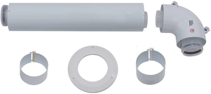 Vaillant Basis-aansluit-set 60/100 PP op overdruk gassysteem DN 100, 0020014989
